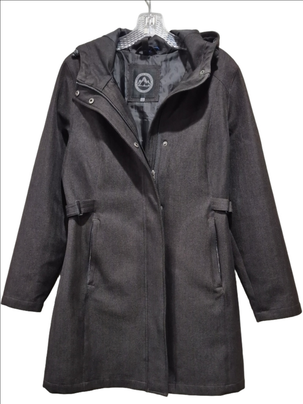Gotcha Glacier California Women’s Black Hooded Parka Jacket – Size M